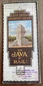 Antique Java - Dutch East Indian Government Railways Brochure - Bild 1 von 4