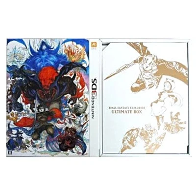 Final Fantasy Explorers Ultimate Box Nintendo 3DS NTSC-J CIB Digital Manual - Image 1 of 4