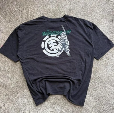 Camisa Element Demon Slayer Rara Exclusiva de Japón Negra Para Hombre Mediana Tanjiro Foto 1 de 4