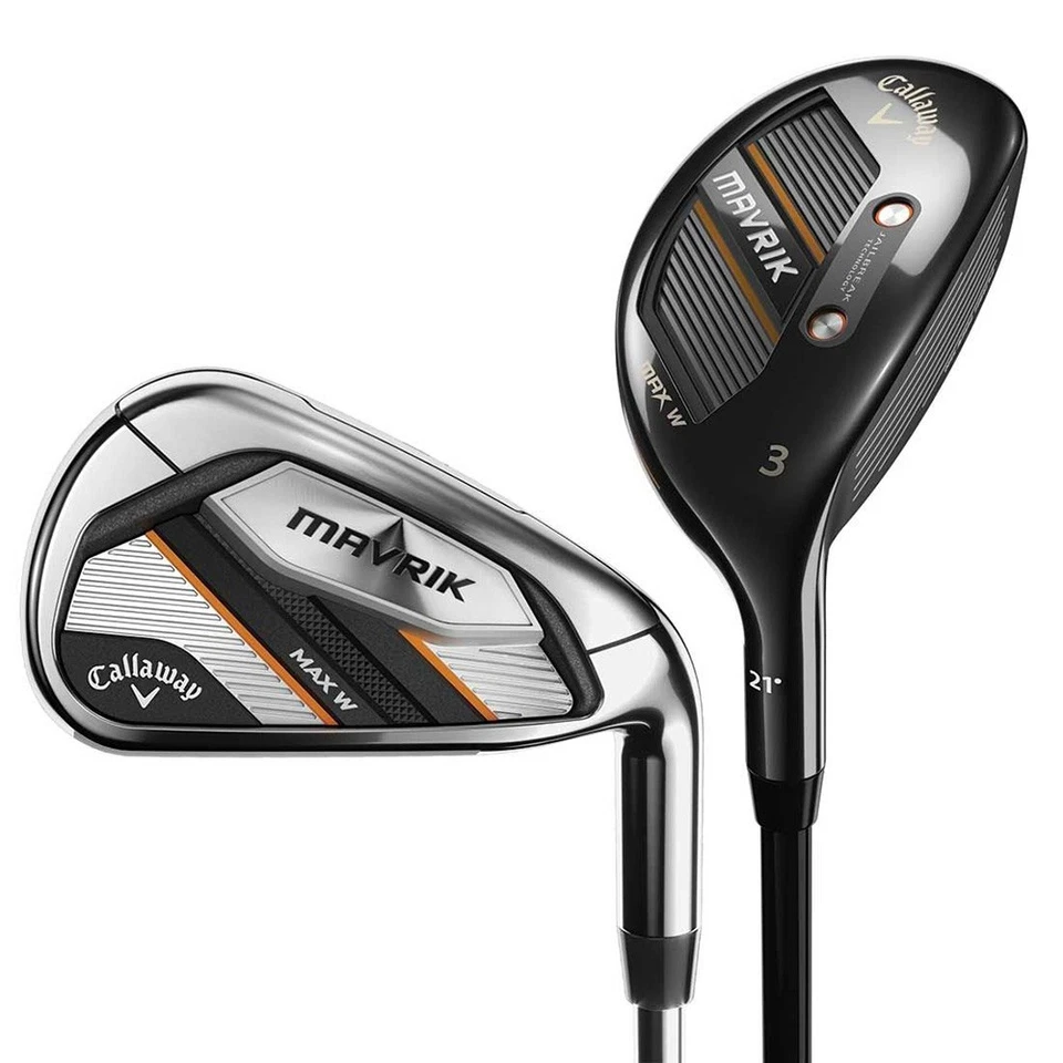 NEW Lady Callaway Mavrik Max W 4-PW+AW Hybrid Irons Catalyst Graphite - Image 1 of 1