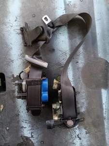 Cinturón de seguridad montado en la puerta izquierda/del lado del conductor Honda CRX 89-91 EF gris/negro - Imagen 1 de 2