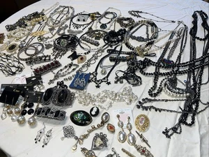 83pc Victorian Revival Style Y2K Goth Romantic Mixed Jewelry Lot Vintage to Now - Picture 1 of 18
