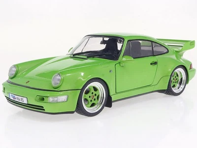 1990 PORSCHE 911 (964) CARRERA RS STREETFIGHTER GREEN 1/18 BY SOLIDO S1803411 - Image 1 of 4