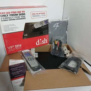 DISH NETWORK VIP 211Z HDTV SATELLITE RECEIVER With Remote, HDMI, AV, Manual, Box - Picture 1 of 14