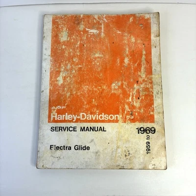 Harley Davidson Electra Glide 1959-1969 manual de servicio 99482-69 Foto 1 de 4