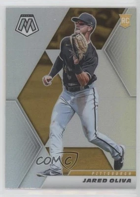 2021 Panini Mosaic Rookie Silver Prizm Jared Oliva #254 Rookie RC - Image 1 of 2