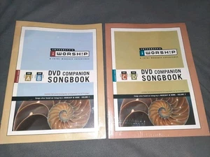 IWORSHIP A/B & C/D DVD COMPANION SONGBOOKSPiano Vocal Guitar Volume 1 & 2 SEALED - Imagen 1 de 5