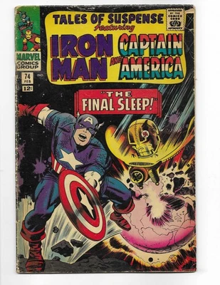 Tales Of Suspense 74 1966 Marvel Comics VG 4.0 1st App Freak Captain America - Image 1 of 2