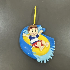 Wasserrutsche Junge personalisiert Weihnachtsschmuck Polar X - Bild 1 von 3