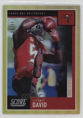 2020 Score Gold Zone /50 Lavonte David #287 - Image 1 of 2