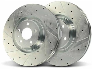 Front Brake Rotor Set For 2013-2018 Audi A8 Quattro 2016 2014 2015 2017 KD358HN - Picture 1 of 1