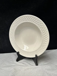 Pfaltzgraff Everyday Basket Weave White Salad Bowl - Picture 1 of 4