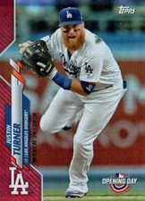 2020 Topps Opening Day #37 Justin Turner Los Angeles Dodgers
