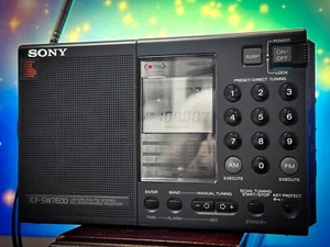 Sony ICF-SW7600 🌈RaRe🌈 Sintonizador de radio de colección receptor de banda mundial - Imagen 1 de 4
