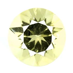 Impecable Citrino Natural 8.38ct Corte Redondo Rubio Color Amarillo Extraído en Brasil - Imagen 1 de 8