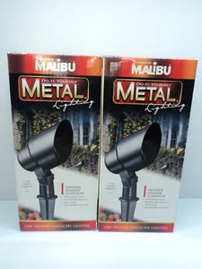 2 Malibu LT9 Low Voltage Garden Landscape Spot Light Metal BLACK, 10W - Picture 1 of 1