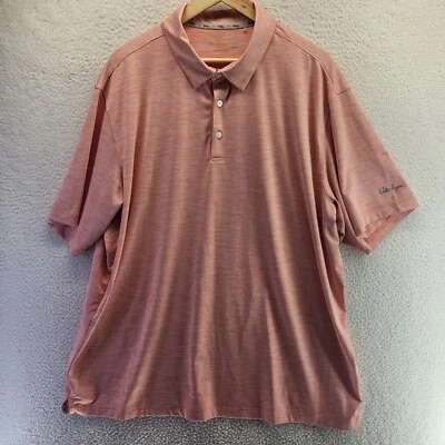 Walter Hagen 11 Majors Golf Polo Shirt Mens 2XL XXL Orange Short Sleeve Collar — 第 1/4 张图片