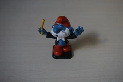 Schleich Peyo Bully Schlümpfe Papa Schlumpf Dirigent 2.0092 West Germany - Bild 1 von 4