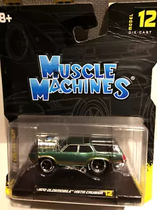 MUSCLE MACHINES 1970 VISTA CRUISER WAGON 1/64 DIE-CAST - - GREEN - Picture 1 of 3