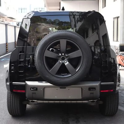 For Land Rover Defender 007 Bond Edition V8 Smoked Black Tail Light Trim Covers - Image 1 of 4