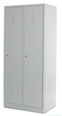 Spind 2 Abteile á 40cm Kleiderspind Garderobenschrank Umkleidespind Wäschespind - Bild 1 von 4