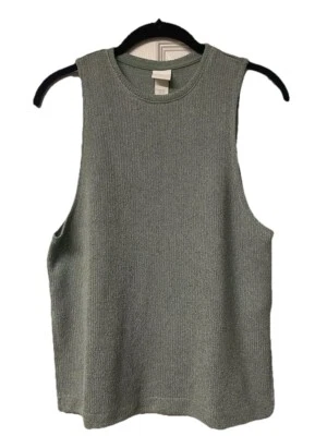 Suéter sin mangas H&M talla verde salvia talla XS suave elástico Foto 1 de 4