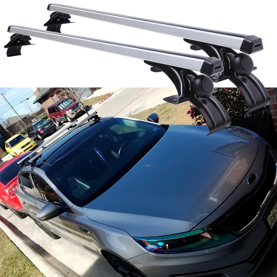 For 2011 2012 GMC Terrain FWD 4DR 48" Car Top Roof Rack Cross Bar Cargo Carrier Foto 1 de 4