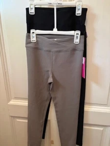 Yoga Girls Lot of 2 Pants Size 12 Colors Black and Gray - Picture 1 of 1