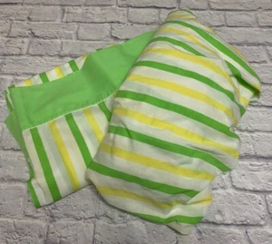 Vintage Sheet Set Full Neon Stripe Cannon  - Picture 1 of 5