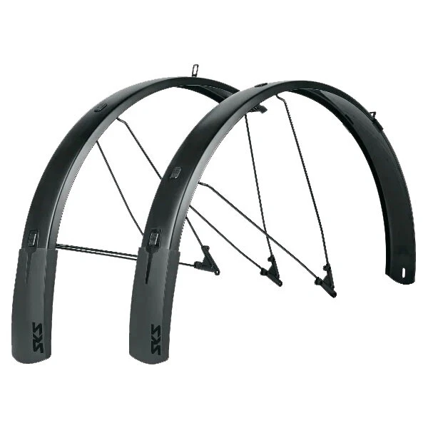 SKS Bluemels Style B75 Fender Set 75mm Matte Black 700c/27.5/29 x 2.25-2.6 tires - Image 1 of 1