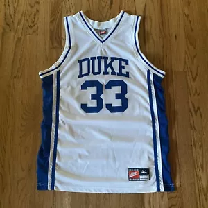 VINTAGE 90s Duke Blue Devils Grant Hill Nike Authentic Jersey sz 44 L Large NCAA - Picture 1 of 9