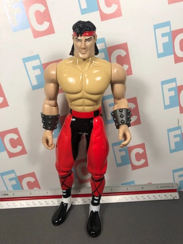 Mortal Kombat Trilogy Liu Kang 10 Inch Action Figure 1998 Toy Island Lou Kang Cover