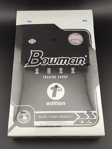 2022 Bowman Baseball 1st Edition Factory Sealed Hobby Box - Picture 1 of 3