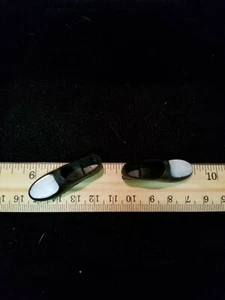 ¡Zapatos de vestir vintage Barbies Boyfriend, Ken & Friends negro/blanco! OSS/COMO NUEVO #K29 - Imagen 1 de 1