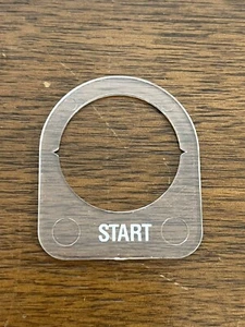 Plástico Botón INICIO ARTE ARCADE VIDEOJUEGO PARTE - Imagen 1 de 1