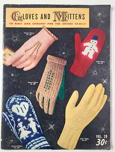 Vtg 1953 Gloves and Mittens to Knit and Crochet for the Entire Family Vol 29 - Picture 1 of 4
