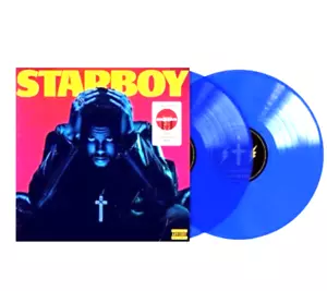 THE WEEKND Starboy Limited Edition Translucent BLUE Vinyl 2xLP Target Exclusive - Picture 1 of 8