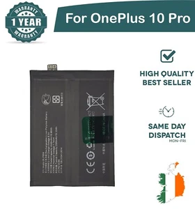 Replacement Internal Battery For OnePlus 10 Pro Battery 2500mAh 7.74V BLP899 New - Zdjęcie 1 z 3