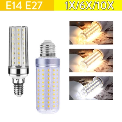 Led Corn Light Bulbs Pc shell Cool Warm Neutral White 85-265v 220v 60leds 80leds - Image 1 of 4