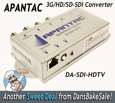Apantac DA-SDI-HDTV SDI to HDMI/DVI over Ethernet Converter New in Open Box - Image 1 of 4