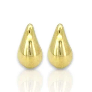 Water Drop Earrings - 10K Yellow Gold - Picture 1 of 6
