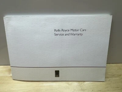 Rolls-Royce Ghost Phantom Wraith 2015 genuino OEM servicio y folleto de garantía Foto 1 de 4