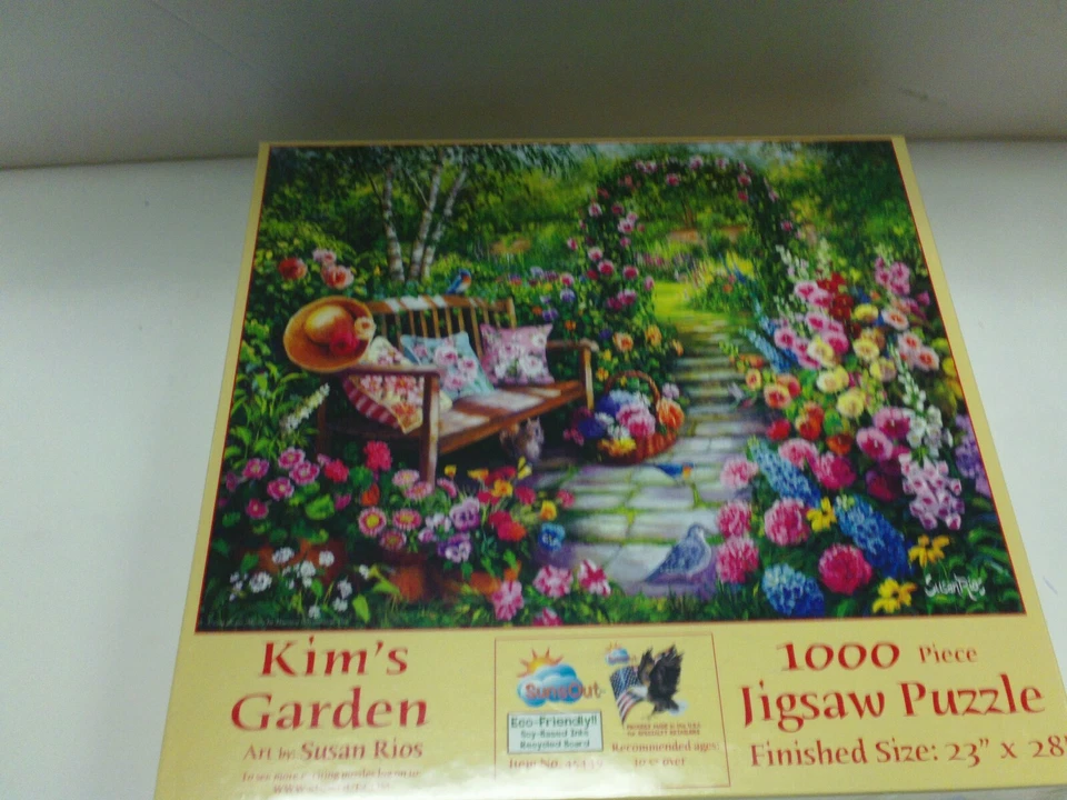 Kim's Garden 1000 PC Jigsaw Puzzle by SunsOut Inc