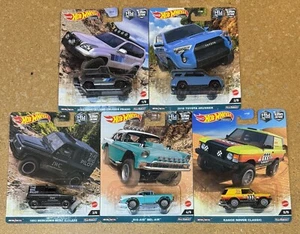 Hot Wheels Car Cultures 2023 F Estuche Off Road Juego de 5 Coches FPY86-959F 1/64 - Imagen 1 de 1