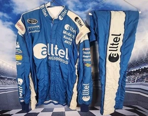 De Colección Ryan Newman Simpson Nascar Carrera Usado Pit Crew Equipo Emitido Traje de Bomberos Penske - Imagen 1 de 15