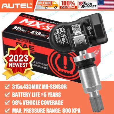  Sensor de presión de neumáticos universal TPMS programable Autel MX 315 y 433 MHz 1 pieza Foto 1 de 4