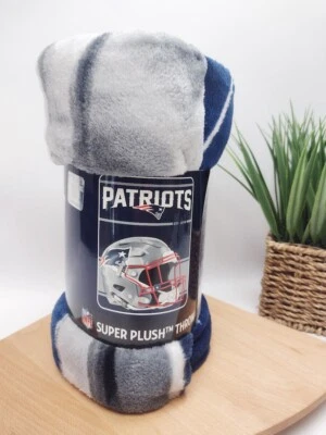 New England Patriots NFL - Manta de felpa - (correr) - Manta de felpa Patriots Foto 1 de 4