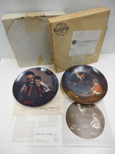 2er Set Bradford Exchange Norman Rockwell Sammelteller - Bild 1 von 8