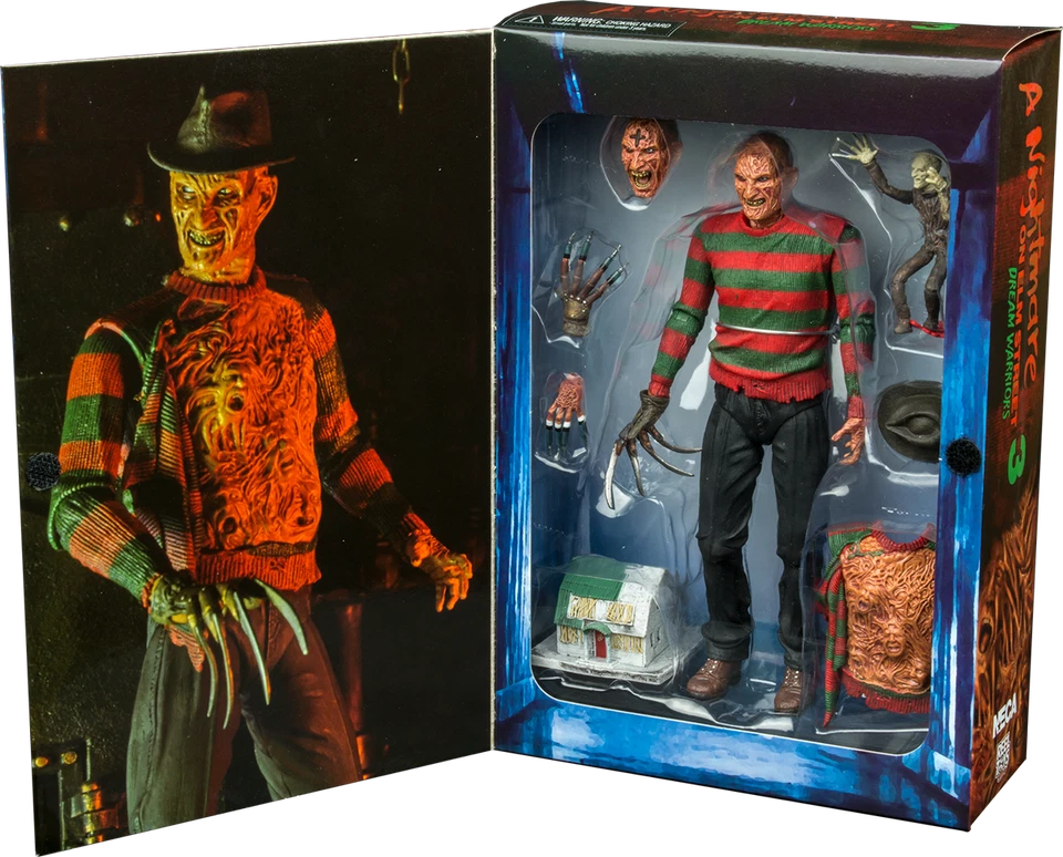 Boneco de ação NECA A Nightmare on Elm Street Ultimate Freddy Krueger 7" PVC brinquedo - Imagem 1 de 4