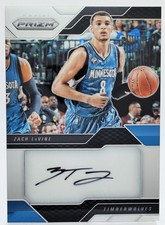 Zach LaVine Auto 2016-17 Prizm Autograph #29 Rare Black Ink Minnesota